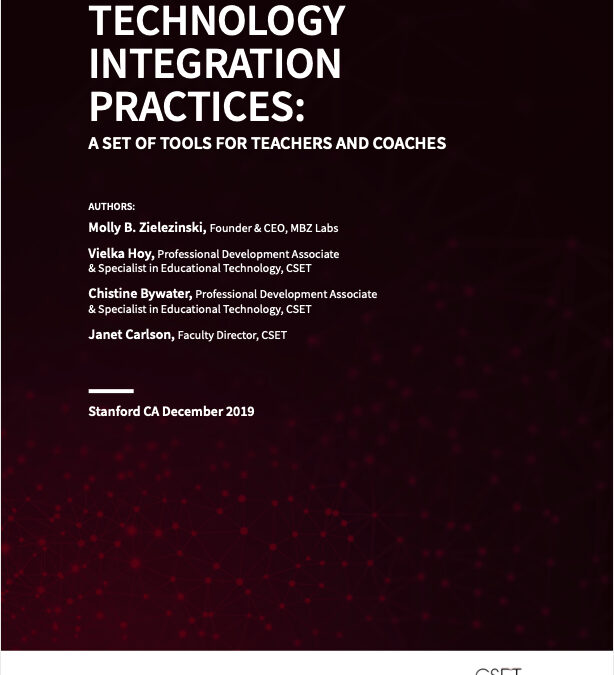 Technology Integration Practices: A Set of Tools for Teachers and Coaches
